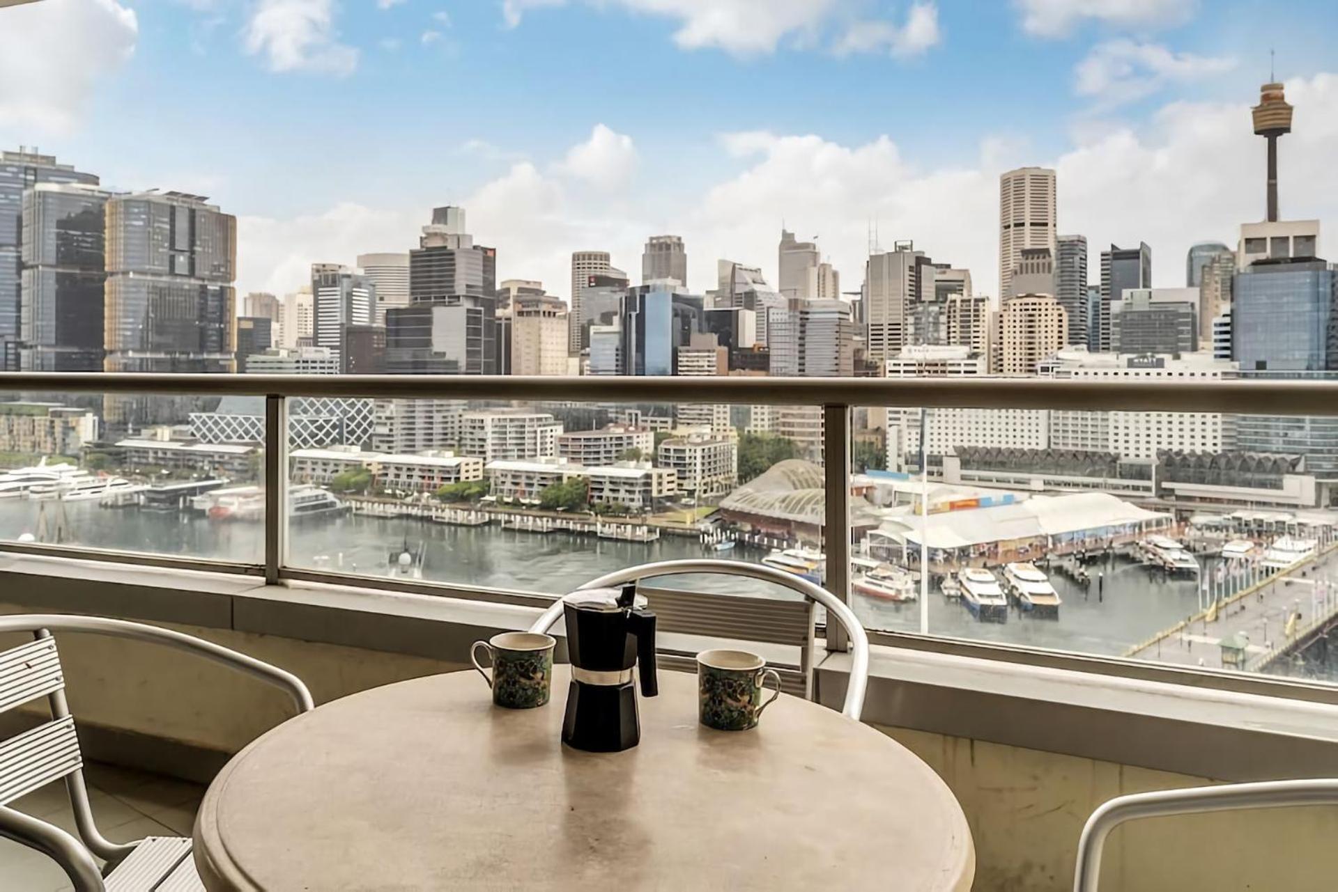 Dream Harbour View Parking Gym Pool Apartment Сидни Екстериор снимка
